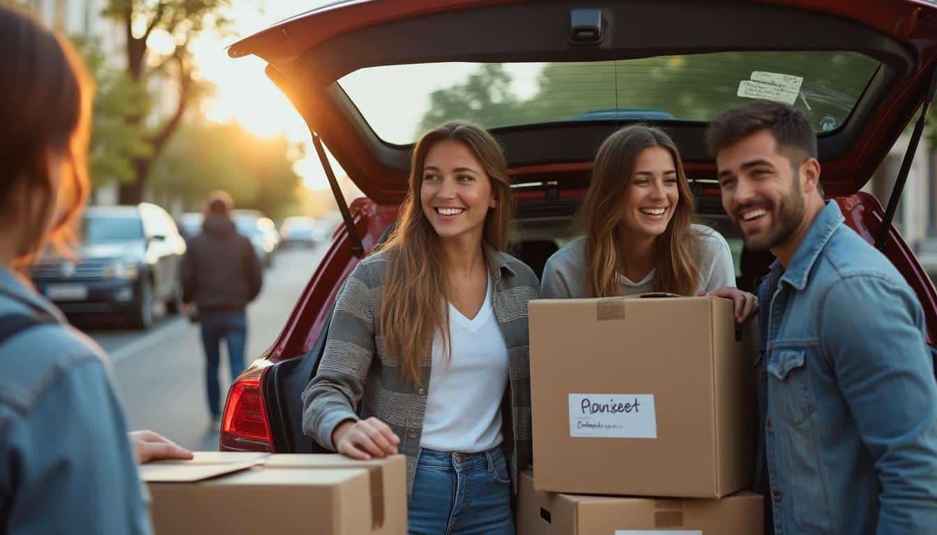 Illustration: Comment le covoiturage révolutionne le déménagement avec Blablacar