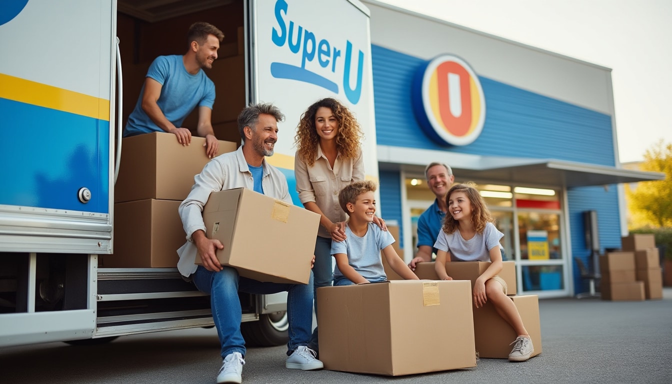 Location de camion chez Super U : guide complet et tarifs 2026