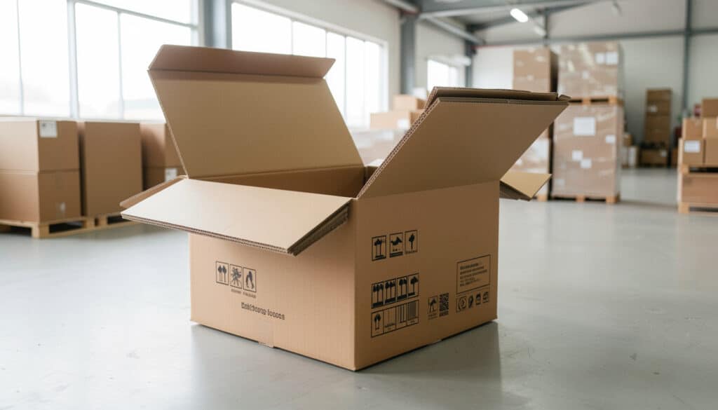 Caisse en carton triple cannelure pour charges lourdes