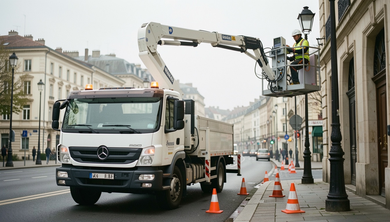 Camion nacelle : usage, sécurité, choix et location