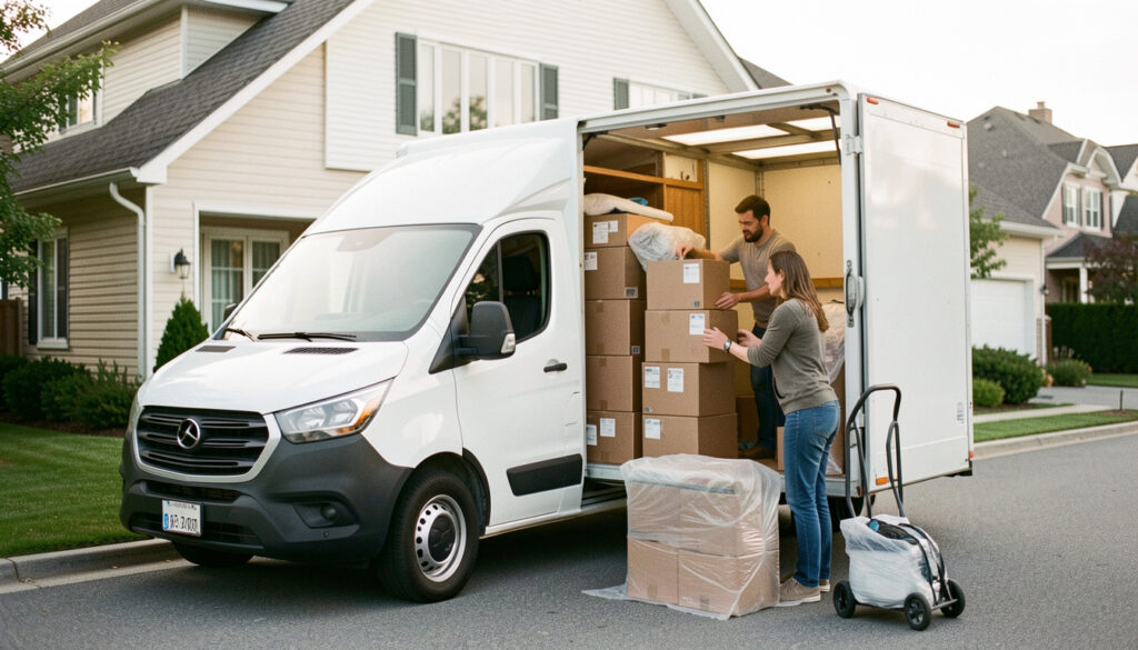Location d’un camion de déménagement en aller simple
