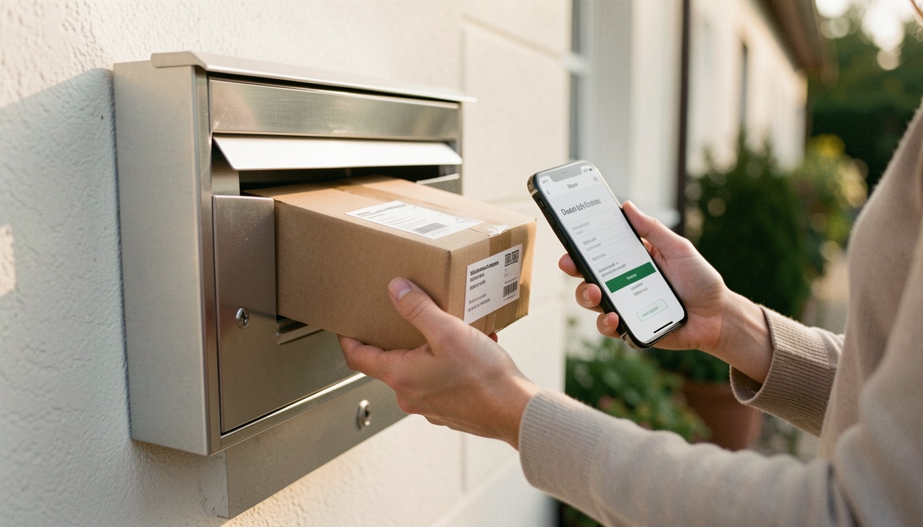 Envoyer un colis depuis sa boîte aux lettres