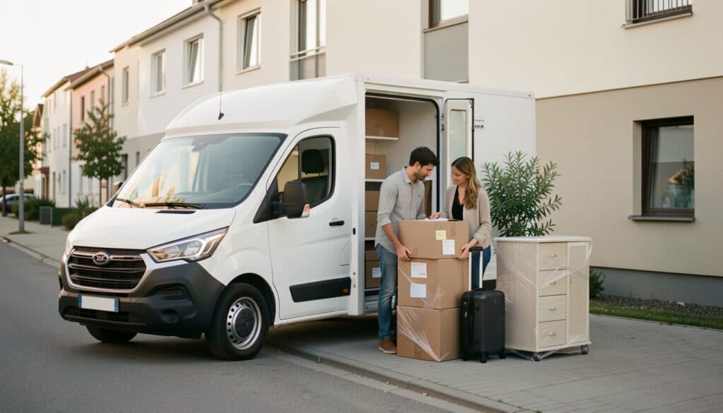Location de camionnette en aller simple pour déménager